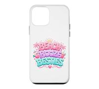 Beach Booze Besties Funny Drinking Friends Summer Vacation Case for iPhone 12 mini