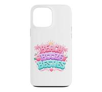 Beach Booze Besties Funny Drinking Friends Summer Vacation Case for iPhone 13 Pro Max