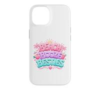 Beach Booze Besties Funny Drinking Friends Summer Vacation Case for iPhone 14