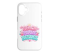 Beach Booze Besties Funny Drinking Friends Summer Vacation Case for iPhone 16 Plus