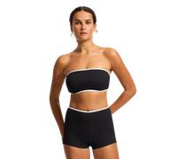 Seafolly - Women's Beach Bound Boyleg Pant - Bikini bottom size 10, black