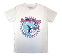 Beach Boys Surfin USA Circle T-Shirt in White | Size: Medium Beach Boys White M