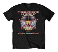 Beach Boys The 50 Years of Good Vibes Tour T-Shirt in Black | Size: Medium Beach Boys Black M