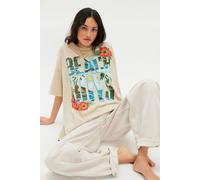 Beach Boys Wouldn't It Be Nice Tee by Daydreamer at Free People in Oat - female