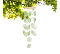 Beach Breeze - Seashell Wind Chime Hanging, Coastal Shell Mobile Art, Handmade Inspired Gift, Gentle Sound in Breeze, Patio & Garden, Natural Shells for Porch, Balcony, Entryway