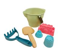 Beach Bucket Toy | Sand Buckets Beach Toys Set for Kids over 12,Sandbox Toys for Kids, Sand Toy Set Including Bucket Sifter, Rake, and Shovel , Multicolor, Bold, for