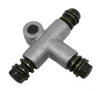 Beach Buggy Brake Line Tee, Hydraulic Brake Oil Pipe T Type Adapter 10Mm, Aluminum Alloy General Joint