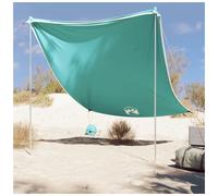 Beach Canopy Green Polyester & Steel 214x236 cm UV Shelter Portable 4-Person