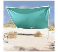 vidaXL Beach Canopy with Sand Anchors Green 304x300 cm
