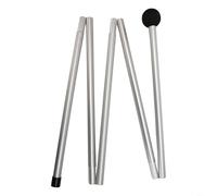 Beach Canopy Tent Pole Adjustable Aluminum Support Rod Portable Outdoor Shelter Frame With Ball Tips 4-5 Sections Camping Equipment 1.6M-2M(flat head 2m)