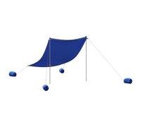 Beach Canopy with Sand Anchors Picnic Beach Tent Camping Sun Shelter vidaXL