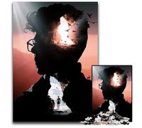 Beach Cave Head And Birds 1000Piece Jigsaw Puzzle Jigsaw Puzzles for Adults for Teenagers Family Game Night BrainChallenging Gift Idea 1000 PCS(75x50cm)