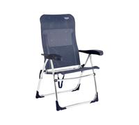 Crespo AL/206-M-41 Folding Beach Chair Aluminium and Multi-Fibre with High Seat