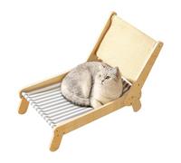 Beach Chair Hammock - Versatile Functional Lightweight for Cats, Elegant, Sisal, Natural Scratching, Furniture Living Room Siesta Kitten | Multipurpose Outdoor Indoor Utility