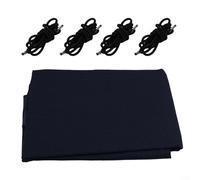 Beach Chair Replacement Fabric Kit, With Elastic Cords, Waterproof Nylon Deck Chair Repair Cloth Cover, For Outdoor Lounger, 160 X 43 Cm With 4 Ropes(navy blue)