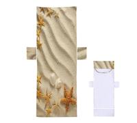 Beach Chair Towel - Starfish Print Chaise Lounge Cover | Soft Microfiber Sun Lounger Wrap For Outdoor Poolside Deck Chairs, Quick-Dry Cover For Travel, Patio And Holiday Use Accessories