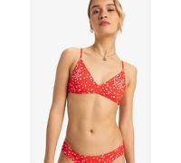 Beach Classics Swim Triangle print/red background