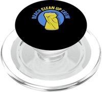 Beach Clean Up Crew Cleaning Beaches Coast PopSockets PopGrip for MagSafe