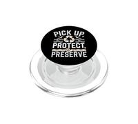 Beach Clean-Up Volunteer Ocean Conservation Eco-Friendly PopSockets PopGrip for MagSafe