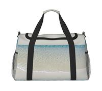 Beach Clear Sea Sand Print Hand Travel Bag Ideal for Long-Distance Travel and Daily Use