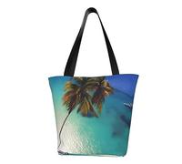 Beach Coconut Sunshine Women's fashion shoulder bag, shopping handbag, suitable for weekend travel shopping shoulder bag messenger bag