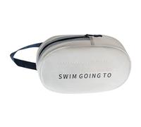 Beach Cosmetic - Large Capacity | Modern Waterproof Beach Pool Grocery Travel Bag Organizer for Travel Vacation, White/Dark Grey , Consulte la descripción, See description