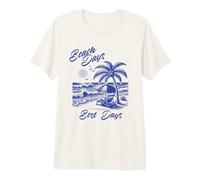 Beach Days Best Days - Tropical Beach Bliss Premium T-Shirt