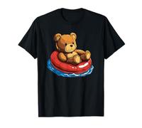 Beach Days Teddy Bear with a Swim Ring T-Shirt