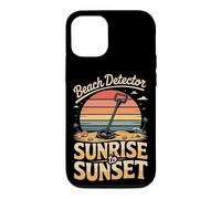 Beach Detector Sunrise to Sunset Metal Detecting Case for iPhone 12/12 Pro