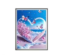 Beach Diamonds Painting Kits for Adults 12x16 In, DIY Full Round Drill Seashell Paint by Diamonds, Seaside Diamonds Painting Kits, 5D Seashell Diamond Art Kits for Beginners (HQ001 1set)