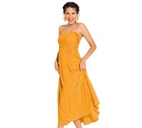 Beach dress Karpathos by Lisca 049585 Size S-L in tuscun sun & baltic blue