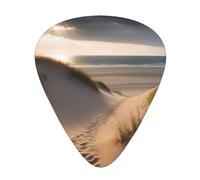 beach dunes Printed Guitar Picks 12-Piece Set - Comfortable, Versatile Plectrum for All Guitar Styles & Players