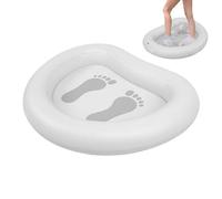 Beach Feet Washer,Small Footprints Inflatable Pool Foot Soak Tub for Pool Entry Ladder - Clean Feet, Portable Foot Bath Basin for Outdoor Beach, Above Ground Pool, Swimming Pools