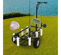Beach Fishing Cart,Outdoor Heavy Duty Fishing Beach Cart,has a Large Frame,Suitable, Traveling, Moving, Camping, Sports Activities, It Is Ideal For Fishing and Camping Enthusiasts.