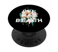 Beach Florida Floral Design Delray The Village by the Sea FL PopSockets Adhesive PopGrip