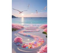 Beach Flowers 1314 Piece Jigsaw Puzzles for Adults Colourful Fun Challenging & Brainteasing Educational Learning Gift Present for Children Boys Girls 1314 Piece Puzzle for Adults