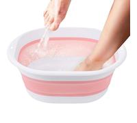 Beach Foot Bath - Pool Foot Bath | Foldable Soaking Basin | Portable Swimming Pool Foot Bath, Foldable Soaking Spa, Soft Cleaning Bucket for Ground Swimming Pool