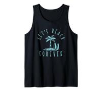 Beach Forever Funny Surfer Tank Top