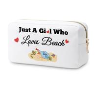 Beach Gifts Makeup Bag Beach Lover Gifts Vacation Gifts Beach Themed Gifts Bachelorette Getaway Gifts for Women Sister Cosmetic Bag Beach Trip Gift Friendship Gift Christmas Birthday Gift Travel Pouch