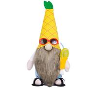 Beach Gnome - Gnomes Decorations For Home, Creative Old Man Figurines Without Face For Spring And Summer | Swedish Faceless Wearing Glasses