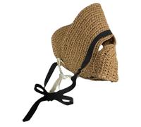 Beach Hat for Dogs, Bucket Hat for Dogs - Straw Hat Cat Sun Hat Dog Cooling Hat Small Dog Sun Hat - Cat Sombrero Sun Hat for Dogs and Cats, Small Dogs, Cat Lovers Summer, Walking