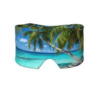 Beach Holiday Summer Print Print Soft Eye and Ear Muffs for Adults Sleeping Protection Cover for Travel Nap Relief