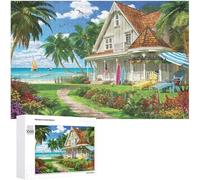 Beach House - 1000 Piece Jigsaw Puzzle - Challenging and Relaxing Gifts Idea for Puzzle Enthusiasts