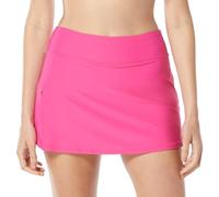 BEACH HOUSE Emma Multi-Sport Swim Skort - Running, Tennis, Pickleball Skirt with Boy Shorts, Begonia, 6