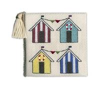BEACH HUT NEEDLE CASE CROSS STITCH KIT BY TEXTILE HERITAGE