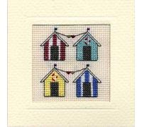 Beach Huts Mini Card