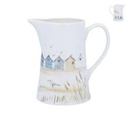 Beach Huts New Bone China jug Medium