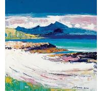 Beach, Isle of Ulva by John Lowrie Morrison (Jolomo) Print Only - Large 40cm x 40cm / Print Only - No Frame