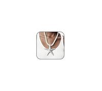 Beach Jewelry for Women Shell & Starfish Layered Necklace, Summer Seashell Pearl Puka Shell Beach Necklace Jewelry Gift for Her, Metal, No Gemstone