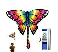 Beach Kite - 100M String, Butterfly Kite, Animal Design | Outdoor Fun Single Line Beach Kites, Easy Fly Kites for Beginners Park, Adults Teens Youth Friends Relaxation